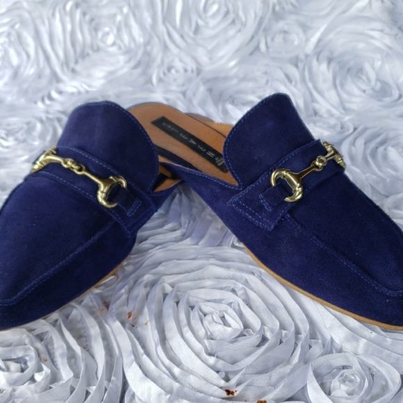 Steven By Steve Madden Shoes - Steven By Steve Madden Rilee Blue Suede Muel Sz 8